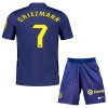 Maillot de Supporter Atlético Madrid Griezmann 7 Extérieur 2025-26 Pour Enfant